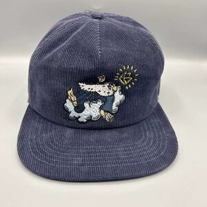 Good Livin Hat Men Blue Corduroy Grassroots California Strap Back Cap Cotton